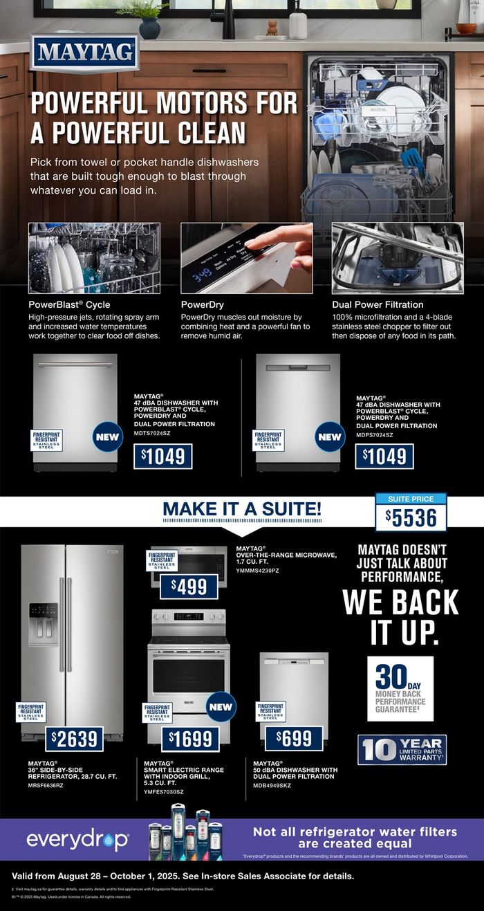 Maytag powerful motors for a powerful clean