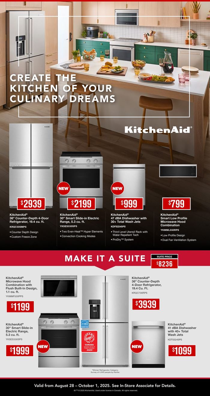 KitchenAid create the kitchen of your culinary dreams