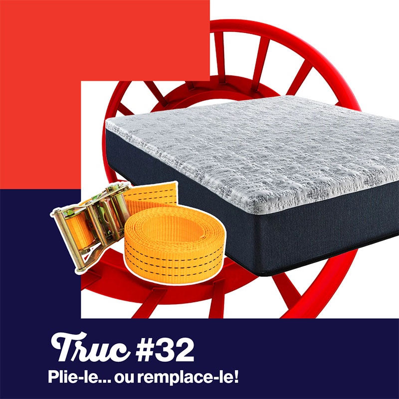 Plie-le... ou remplace-le!