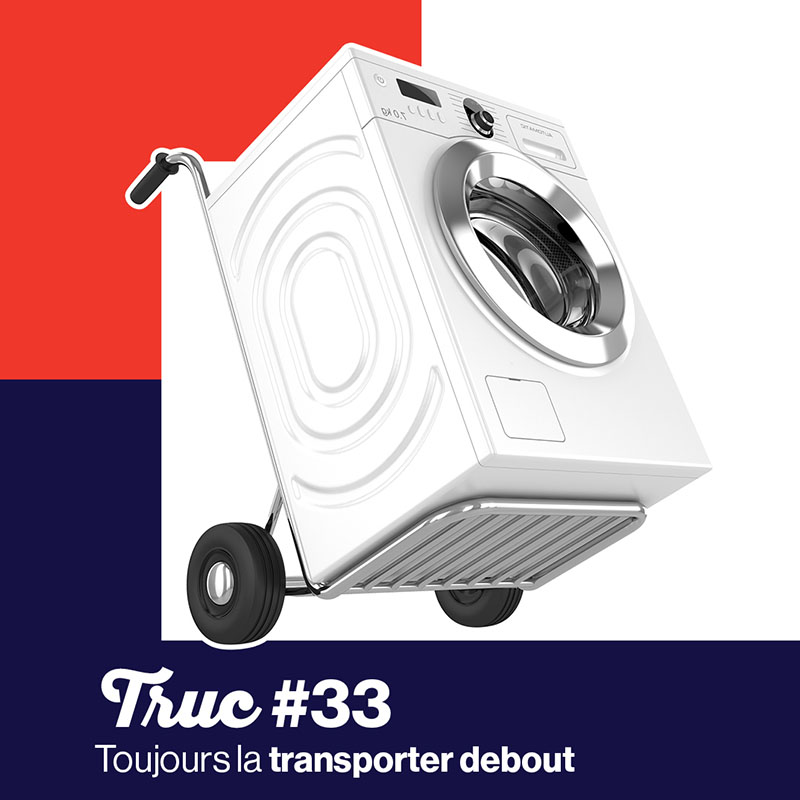 Toujours la transporter debout