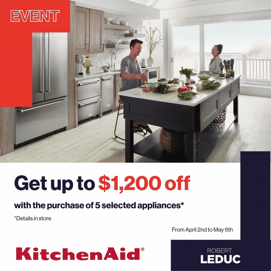 KitchenAid Spring Event: Get up to $1,200 Off with the purchase of 5 selected appliances