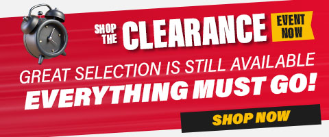 Shop the Clearance Event Now. Great Selection is Still Available Everything Must Go! - Shop Now