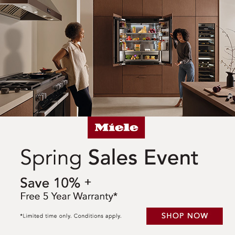 Miele Spring Sales Event - Save 10% + Save 10% + Free 5 Year Warranty