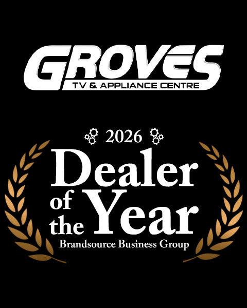 Groves TV & Appliance Centre 2026 Dealer of the Year Brandsource Business Group