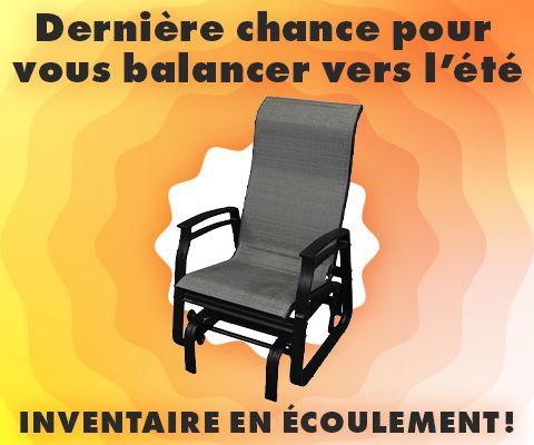 Dernière chance pour vous balancer vers l’été — inventaire en écoulement !