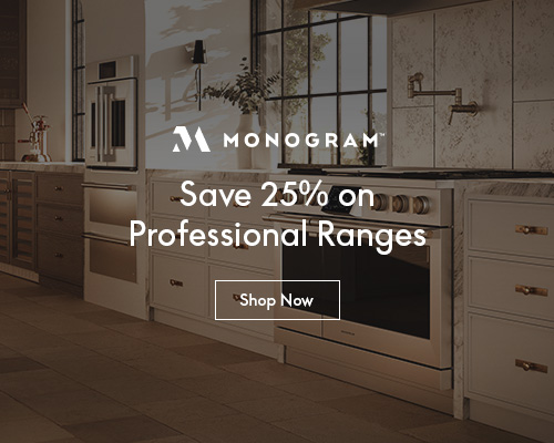 Monogram Save 25% on Professional Ranges