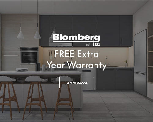 Blomberg - free extra year warranty - shop now