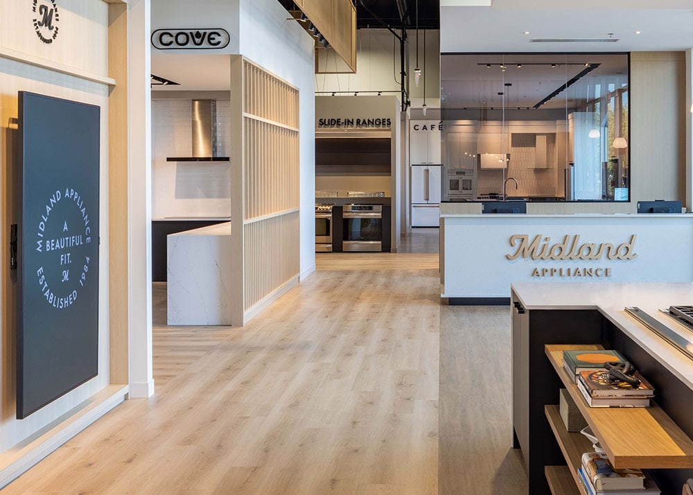 Midland Appliances showroom
