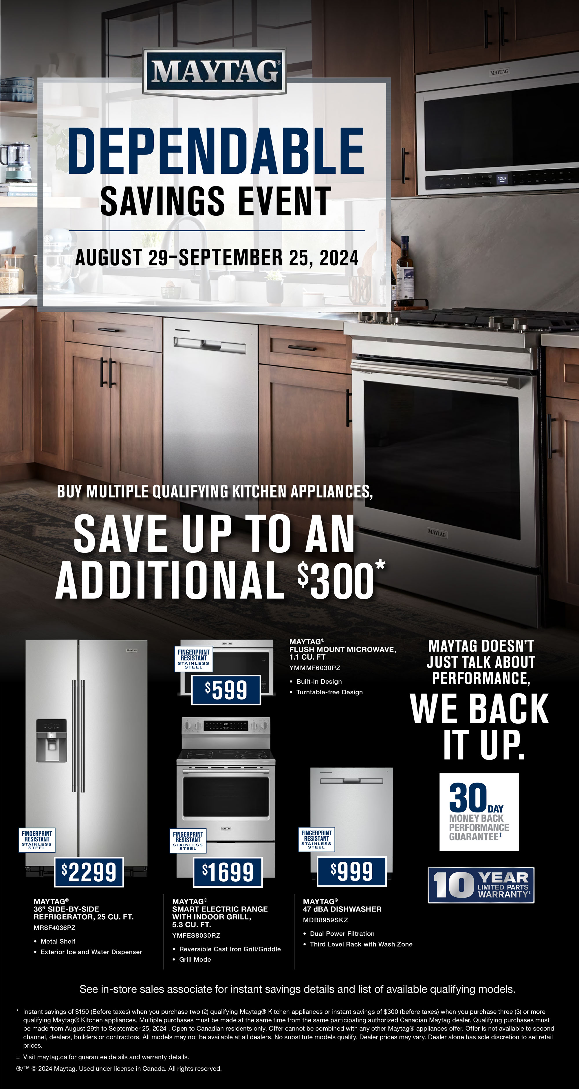 Maytag Dependable Savings Event