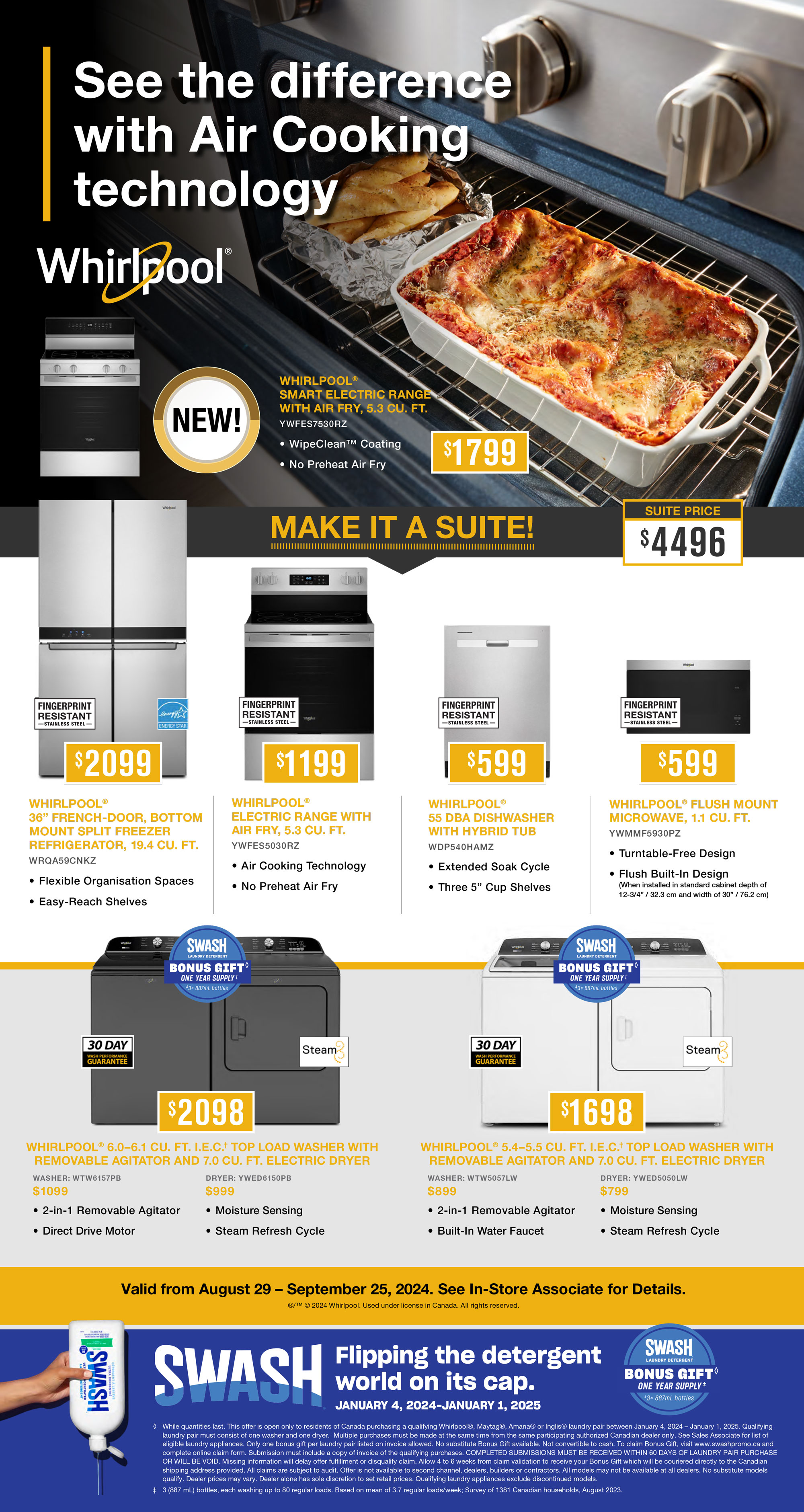 Whirlpool See the difference with Air Cooking technology