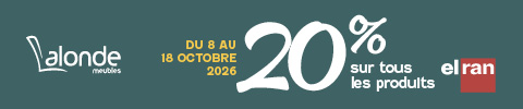 20% sur tous les produits - elran - le bon moment pour ameliorer votre confort - du 8 au 18 octobre 2026