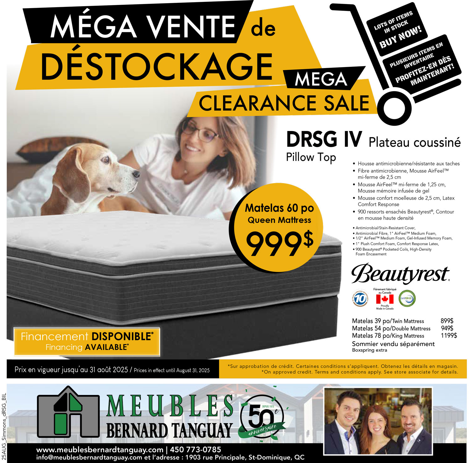 Mega Vente de Destockage mega clearance sale