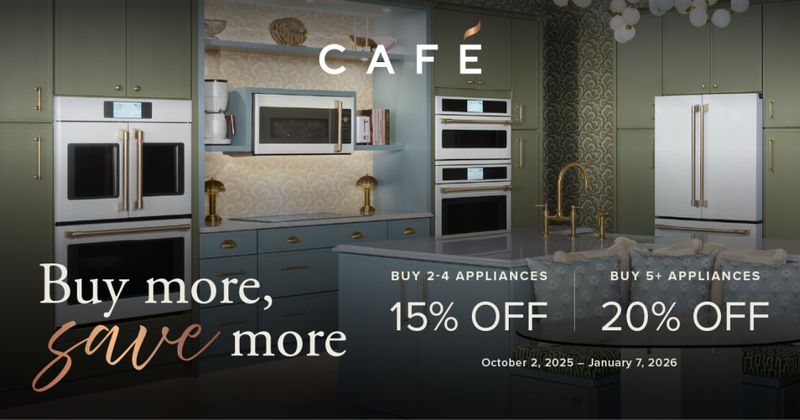 Cafe BMSM - Up to 20% Off Buy 5+ Appliances - October 2 - January 7