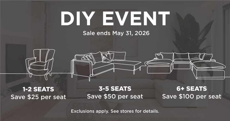 DIY Event - Sale ends May 31, 2026 - 6+ Seats Save $100 per seat. Exclusions apply. See store for details.