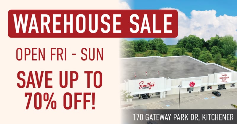 Warehouse Sale! Open Friday - Sunday. Save up to 70% Off!