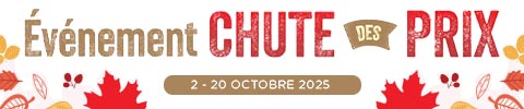 événement chute des prix. 2 - 20 octobre 2025