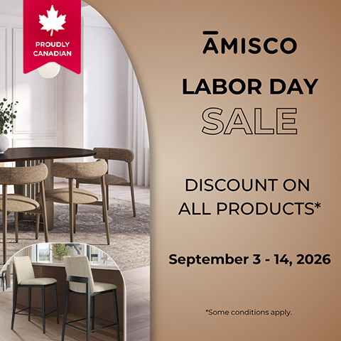 Amisco Labor Day Sale - Discount on all products - September 3 - 14, 2026, some conditions apply