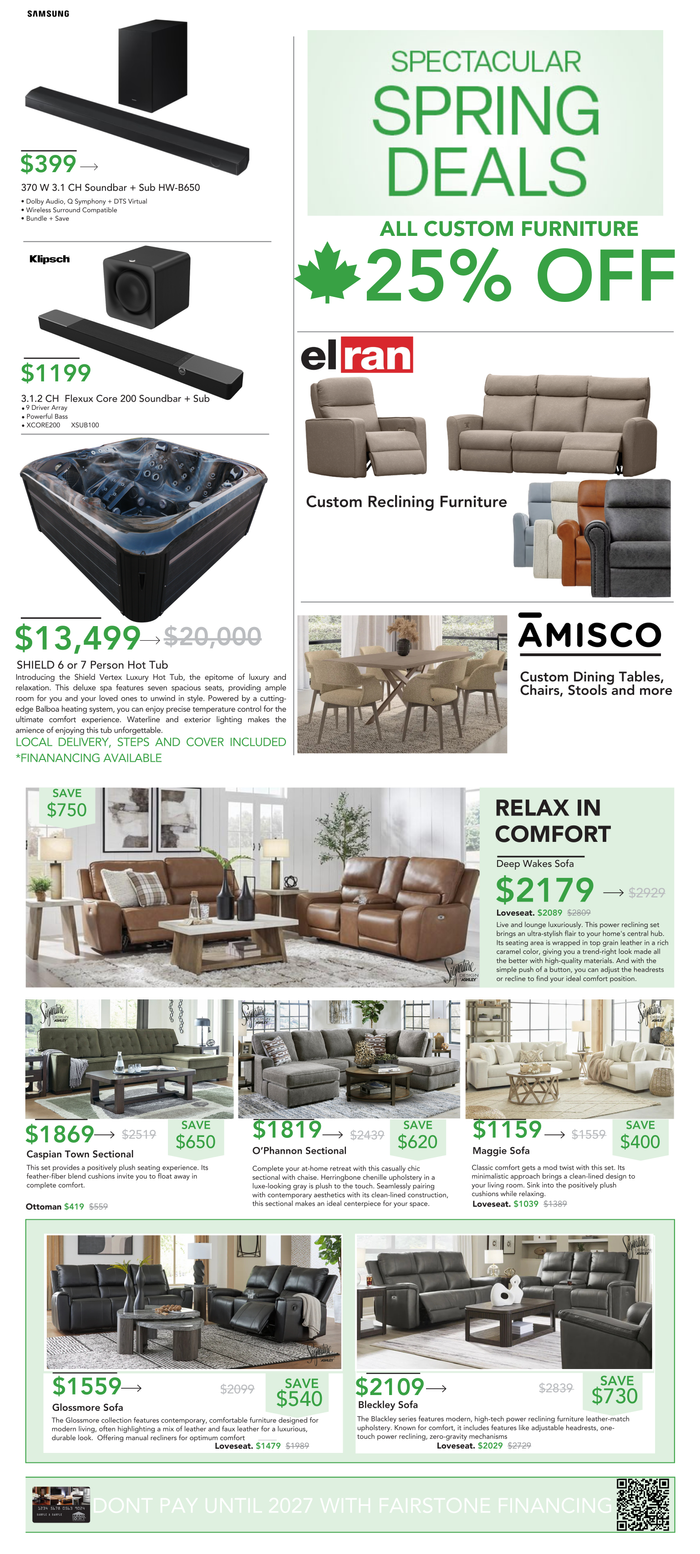 Spectactular Spring Deals. Refresh your space for less! March 12 - April 1, 2026. Page 4