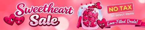 Sweetheart Sale - No tax on select items - Love-filled Deals!