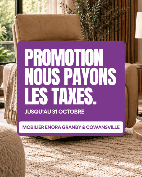 Promotion - Nous Payons les taxes - 15 Octobre au 31