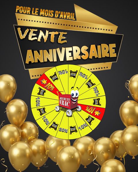 Pour Le Mois D'Avril. Vente Anniversaire