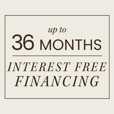 up to 36 Months special financing