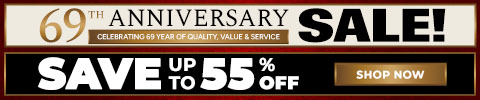69th Anniversary Sale! Save up to 55% Off - Shop Now