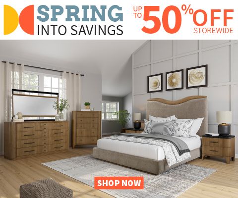 spring into savings - up to 50% off storewide - Shop Now
