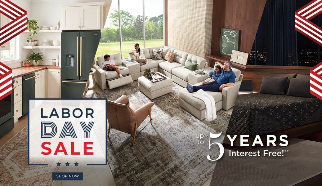 Labor Day Sale - Up to 5 Years Interest Free Financing. - Shop Now