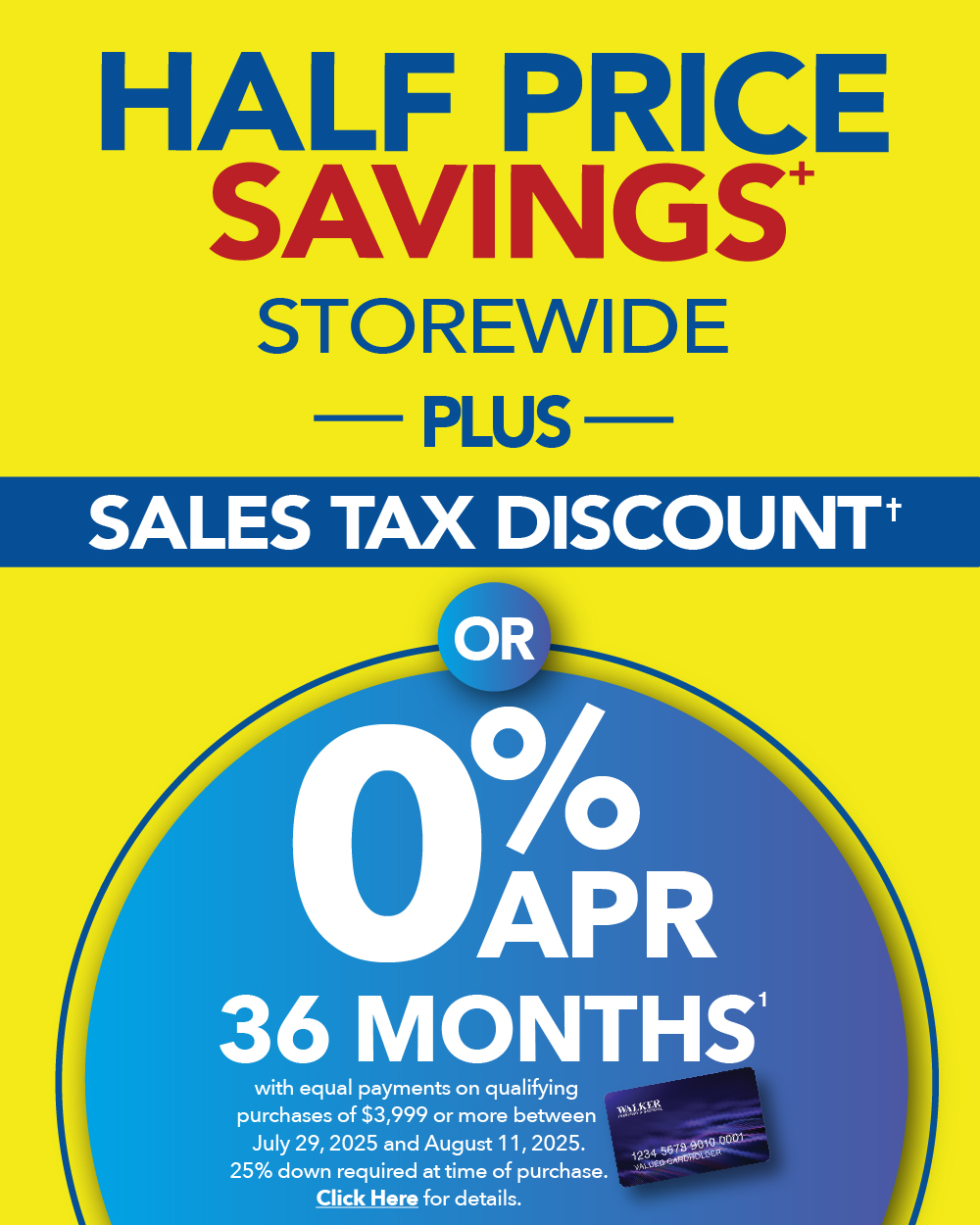 Half Price Savings