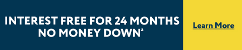 No interest if paid in full within 18 months No money down - Learn More