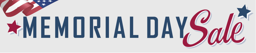 Memorial Day Sale - Save Up to 60% Storewide, Hundreds of Doorbusters, PLUS 48 Month No Interest Financing on Qualifying Purchases*, PLUS 60 Month No Interest Financing on Qualifying Premium Mattresses**