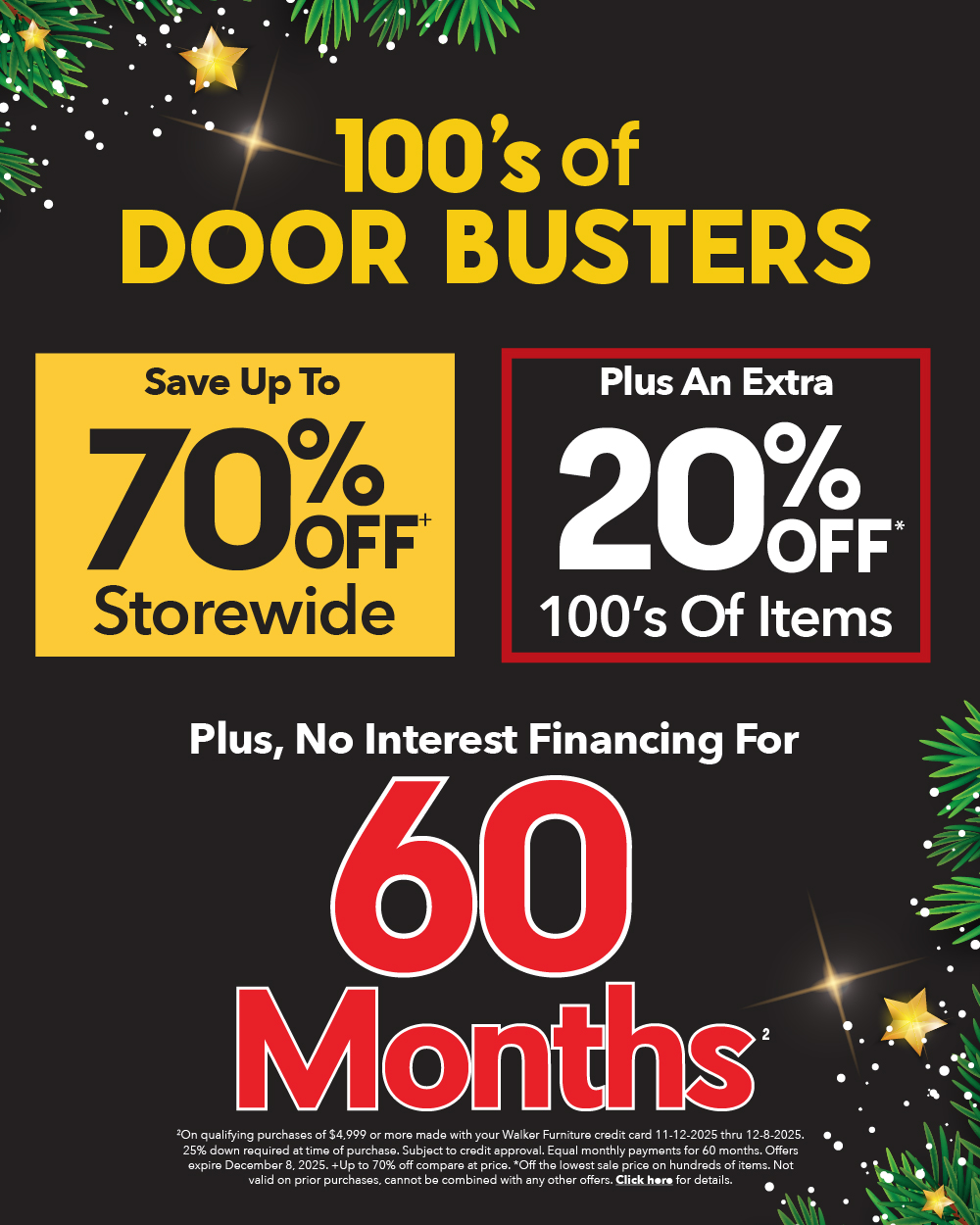 100s of Door Busters - Save up to 70% Off Storewide - Plus an extra 20% Off 100's of Items