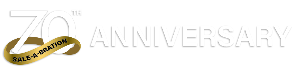 70th anniversary sale-a-bration