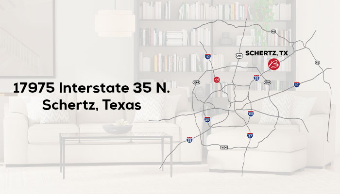 Map of Schertz Texas