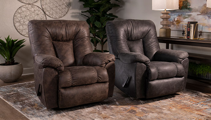 Two Recliners Side by Side