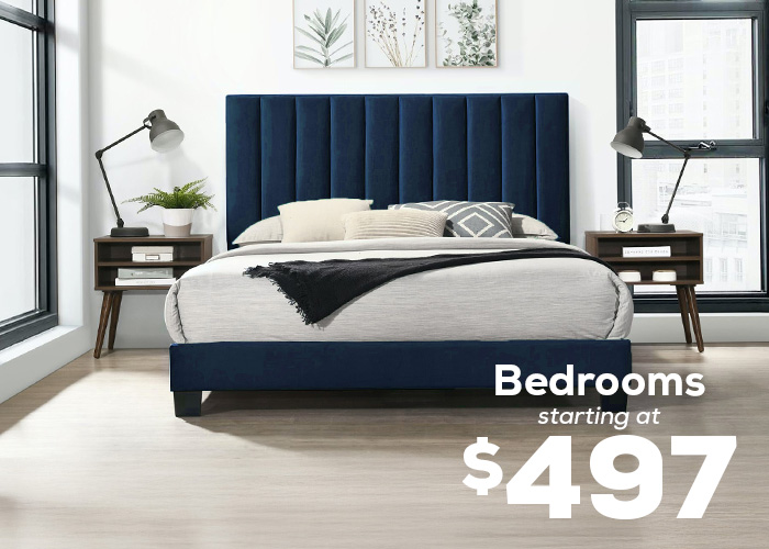 Bedrooms starting at $497