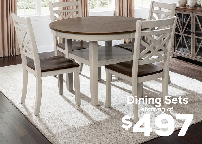 Dining Sets starting at $497