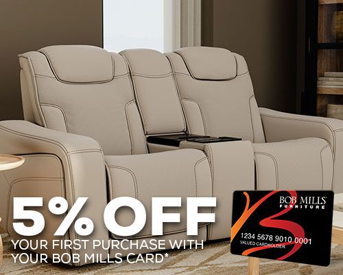 5% Off Your First Purchase With Your Bob Mills Card*