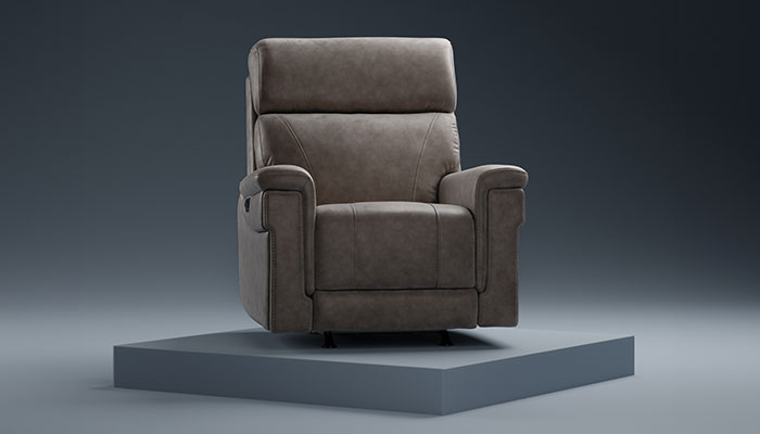 Recliner on a pedestal