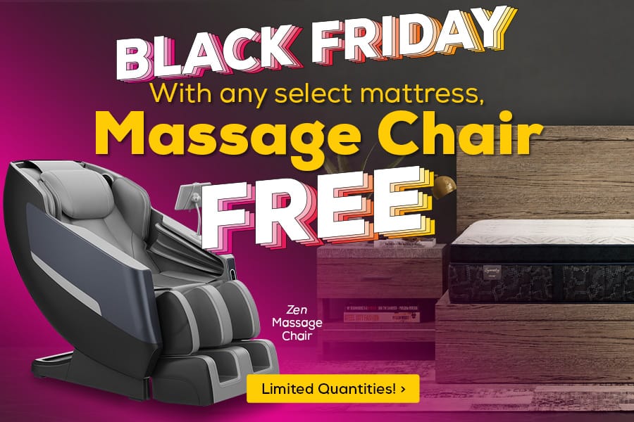 Free zero gravity massage chair, a $2,000 value, with select mattresses - Shop Mattresses