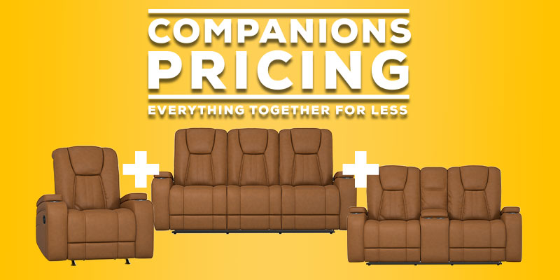 Companions Pricing. Everything Together For Less