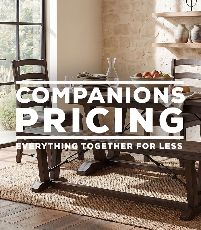 Companions Pricing - Everything Together For Less