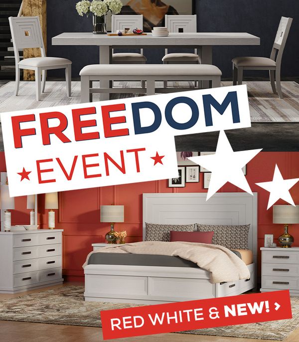 Freedom event. red white and new! snowfall collection