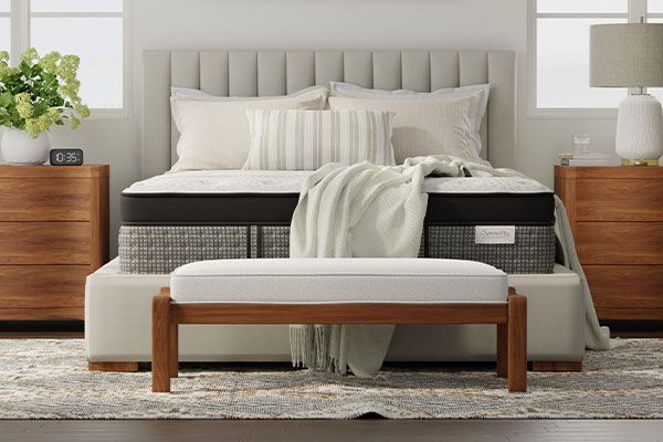 generic mattress in bedroom