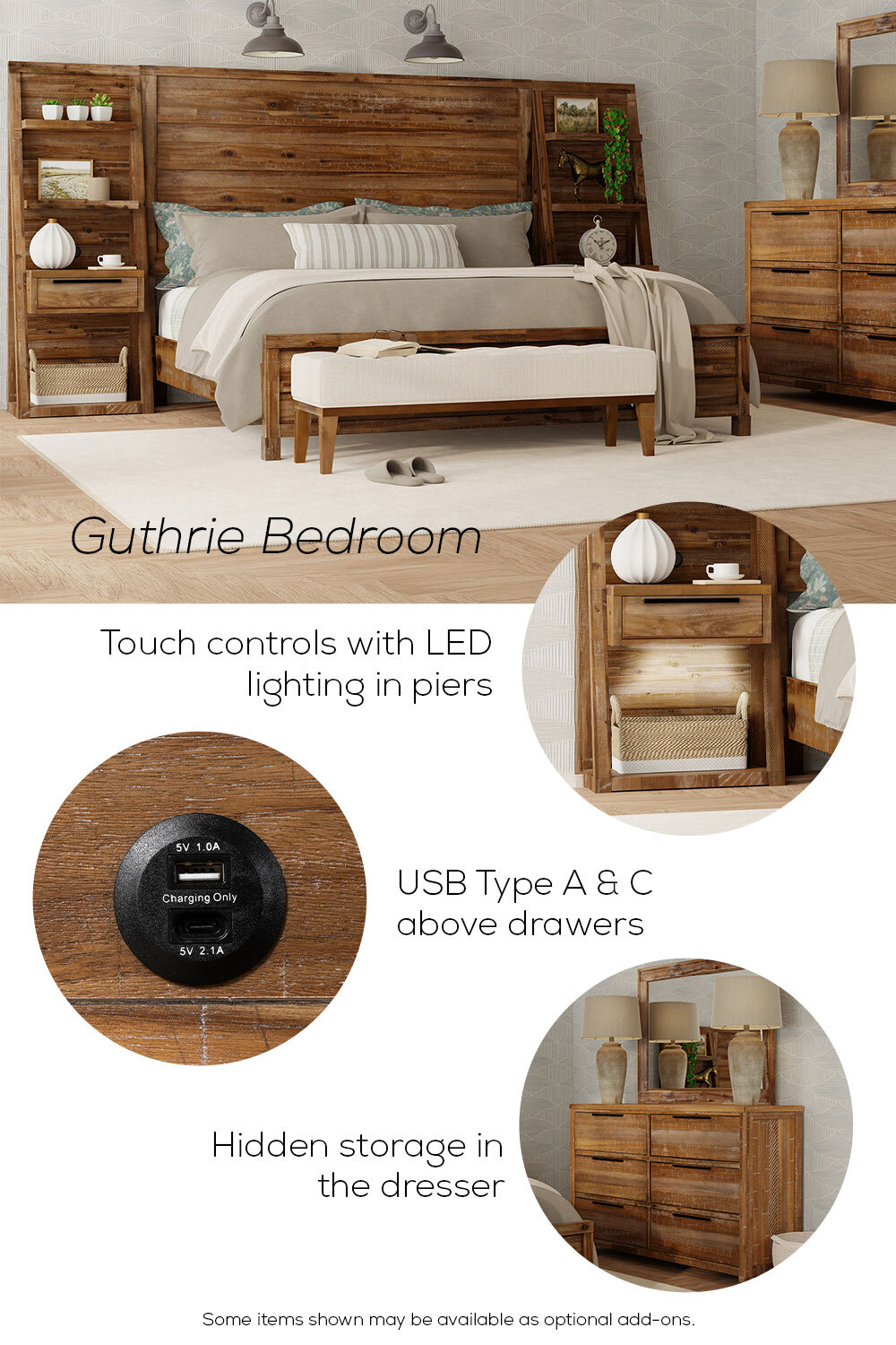ﾁｪｽﾄ(No:1260553) Guthrie Door Chest | Bob Mills Furniture