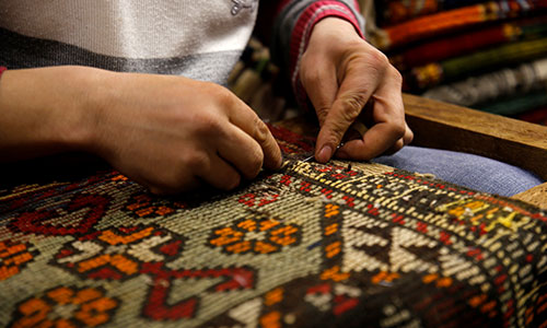Hundreds of Handmade Rugs