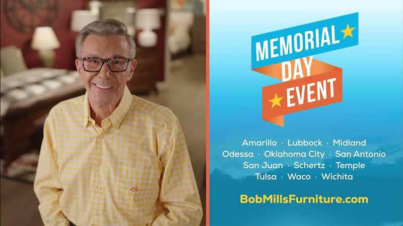 Free 75-inch LED HDTV with select Furniture Group Purchases at Bob Mills Furniture - Click to Watch Video