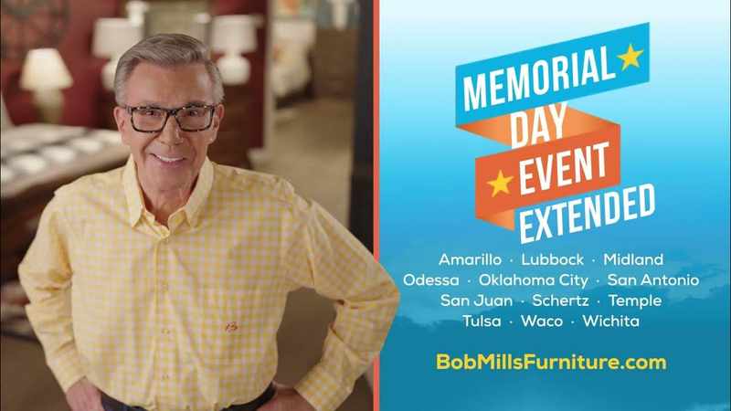 Last Chance Memorial Day Extended Savings | Bob Mills - Click to Watch Video