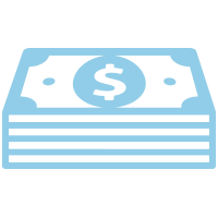 icon of stack of money
